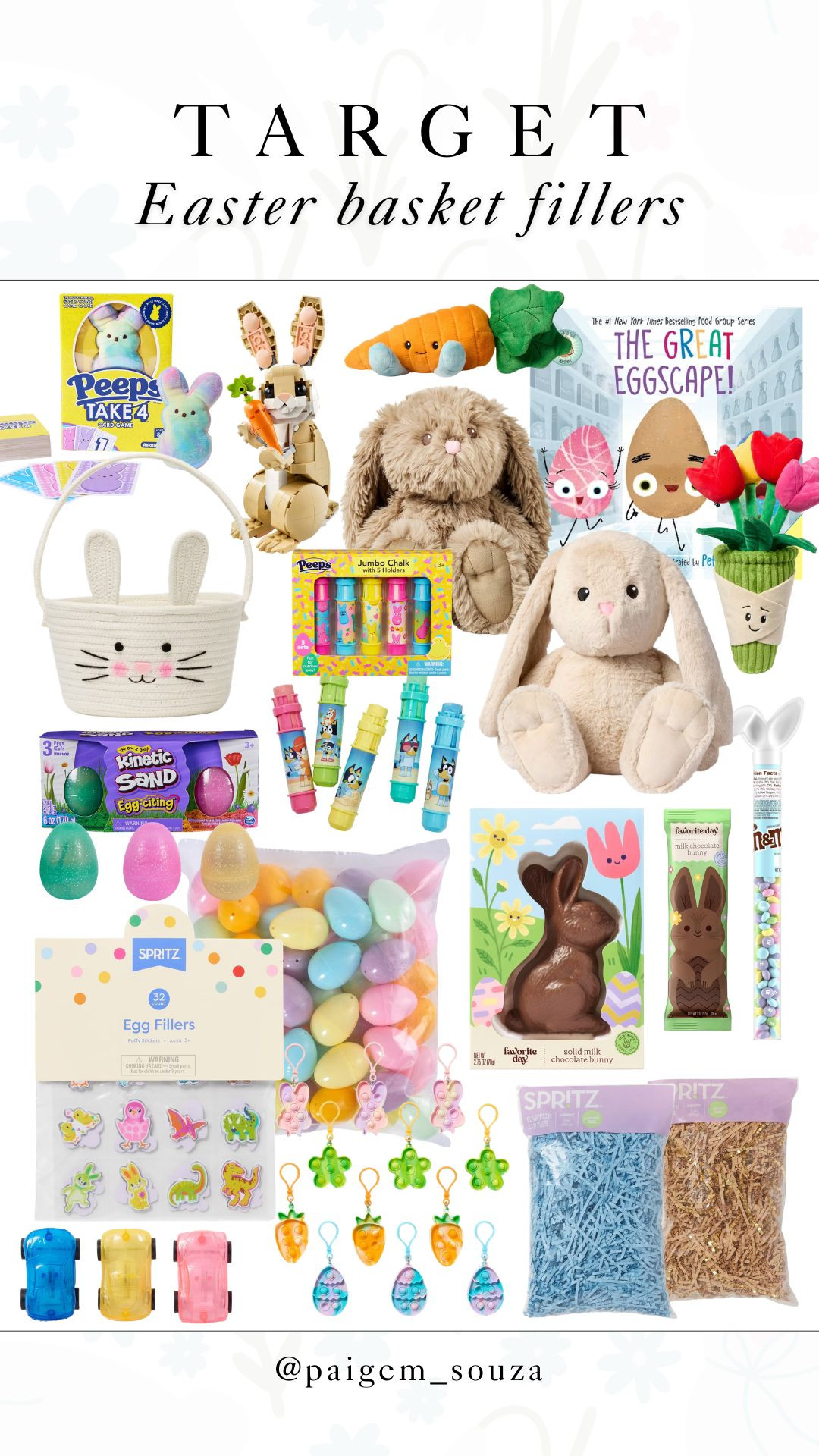 Cutest Easter basket fillers from Target! Fun, affordable and perfect for little surprises. 🐰🌸

Target easter basket fillers, kids easter basket ideas, toddler easter basket, small gift ideas kids, easter toys, peeps candy, easter goodies, spring basket ideas, kids target finds, easter egg fillers, kids stuffed bunny, easter treats, basket inspo, kids seasonal finds, target kids gifts 

 #LTKSeasonal #LTKKids