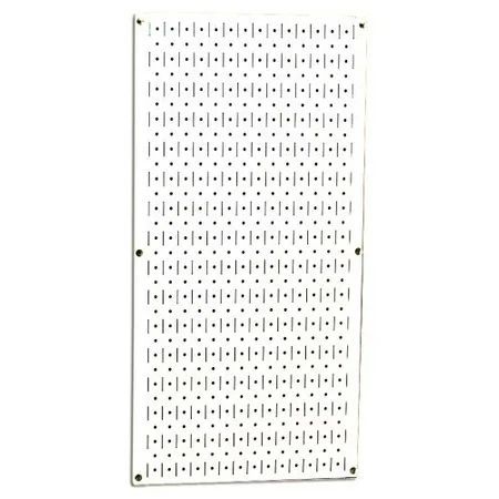 Wall Control Metal Pegboard Panel - Vertical 32-Inch Tall x 16-Inch Wide - White Metal Peg Board | Walmart (US)