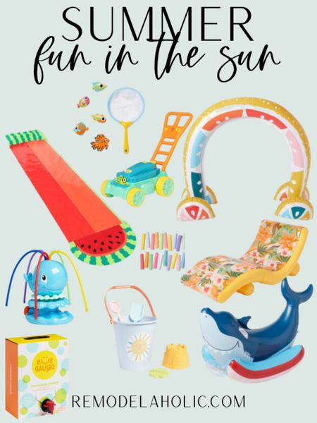 Summer fun with the kiddos! Summer is here in full swing and all the kiddos can’t wait to play outside! These fun summer toys are affordable and will bring hours of fun in the sun!

Target kids, kids, summer, summer fun, summer kids, schools out, summertime, fun in the sun 



#LTKunder50 #LTKkids #LTKSeasonal