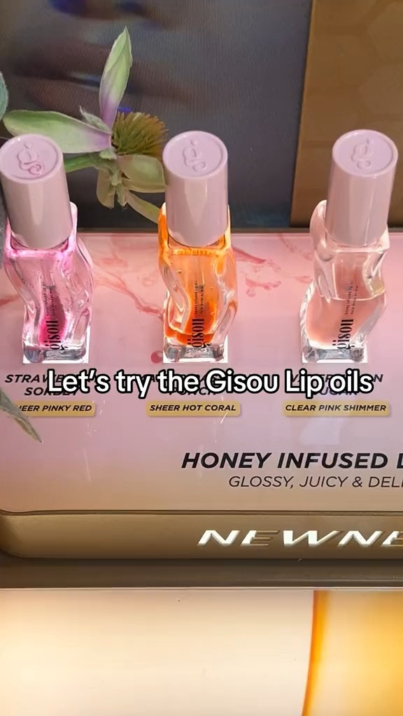 Lip oils, lip gloss, Gisou lip oil 

#LTKuk #LTKbeauty #LTKsummer