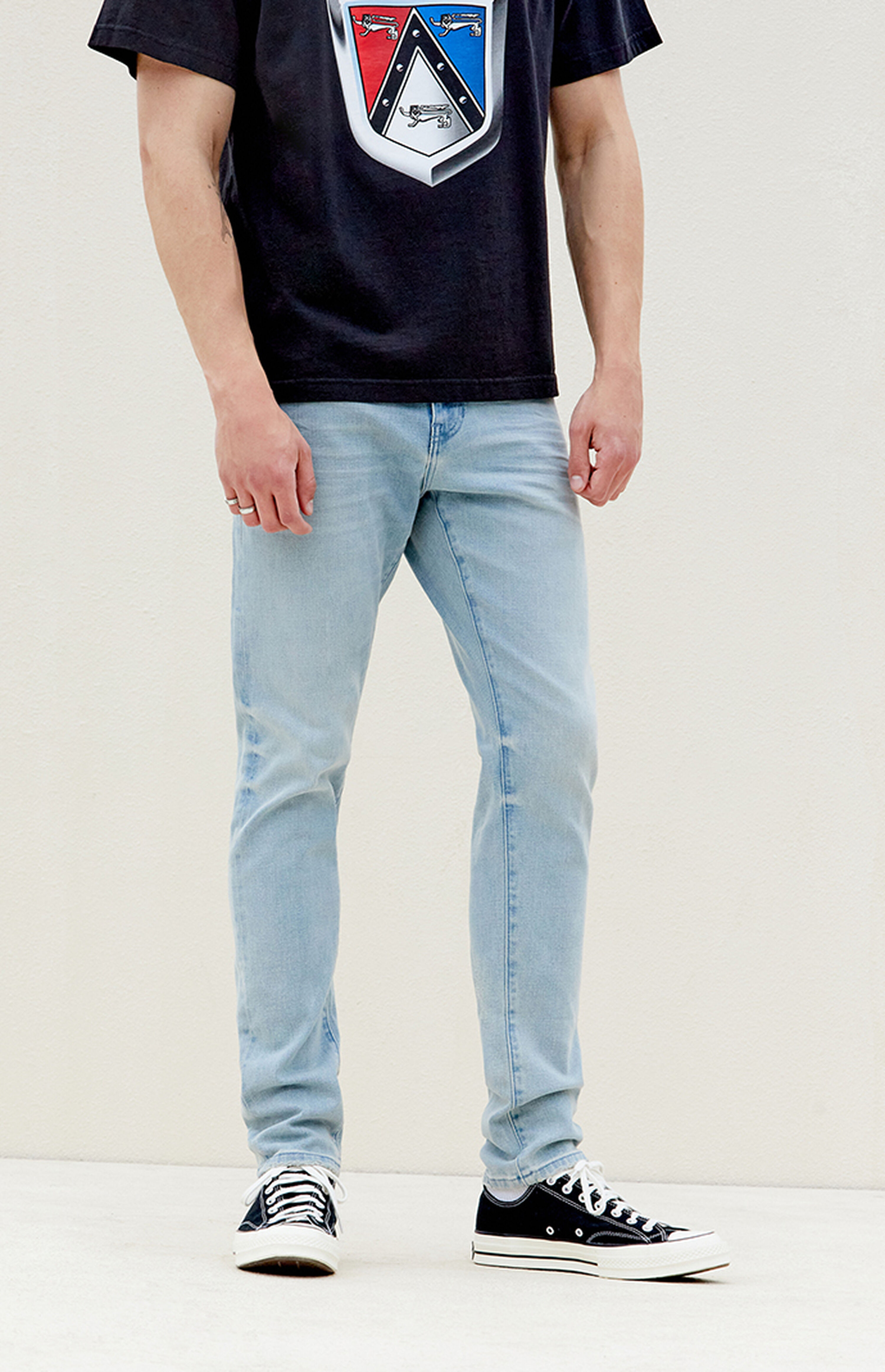PacSun Eco Comfort Stretch Light Indigo Slim Jeans | PacSun