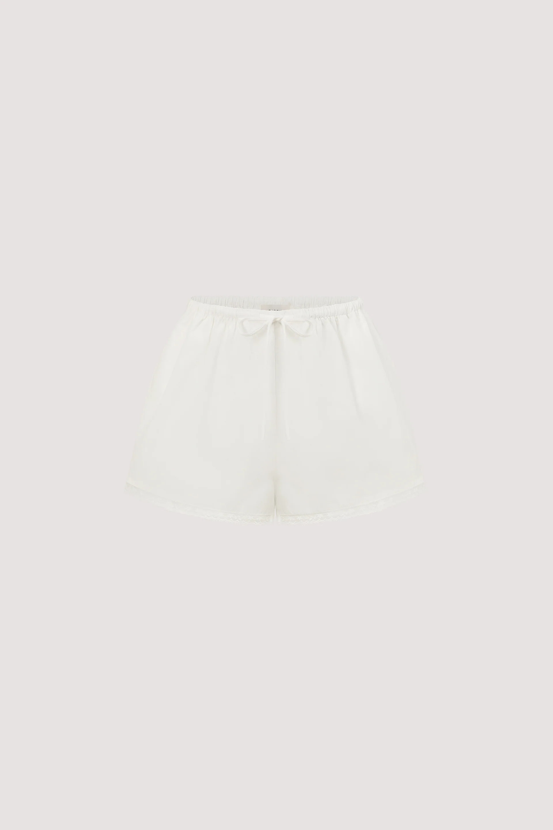 ROSIN WHITE LACE TRIM SHORT | DISSH