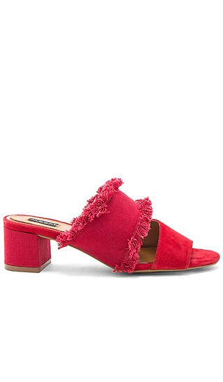 JAGGAR Acme Heel in Coral | Revolve Clothing