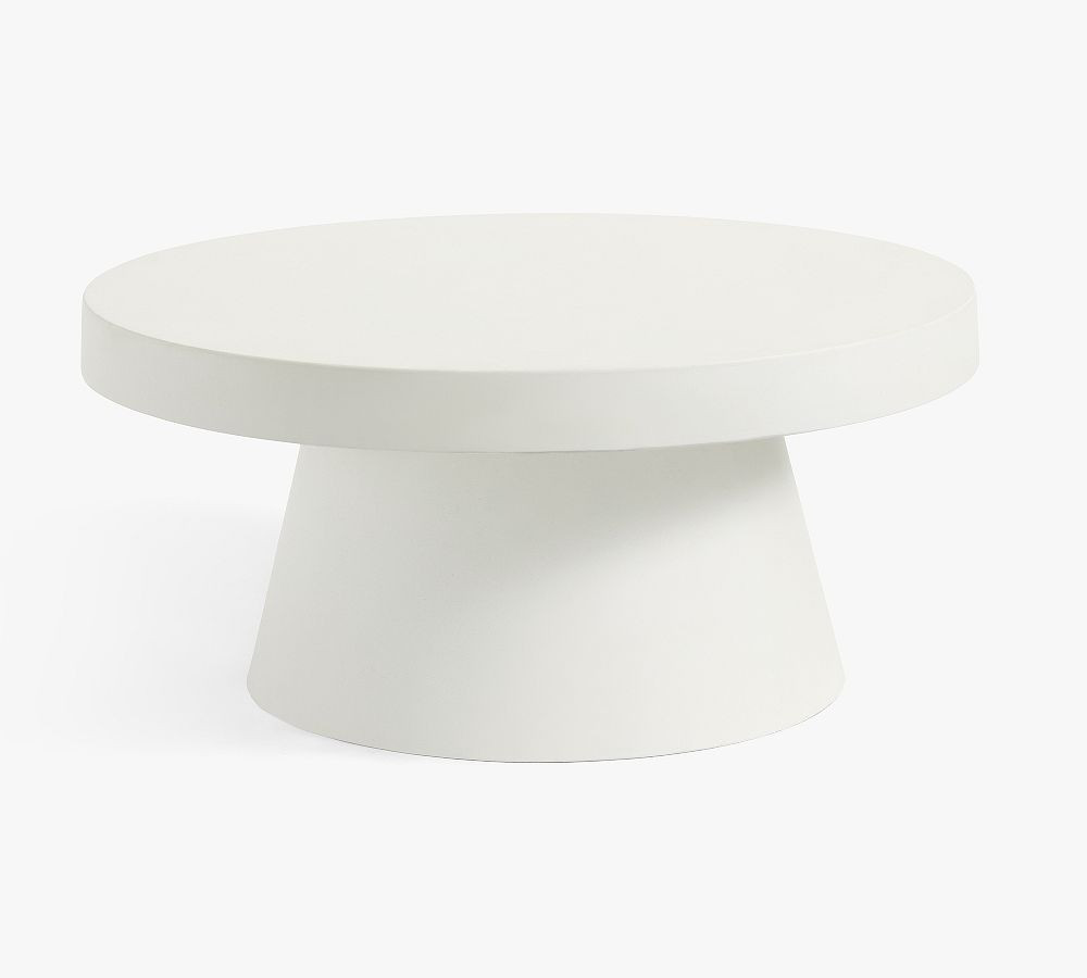 Pomona Concrete Round Outdoor Coffee Table (36") | Pottery Barn (US)