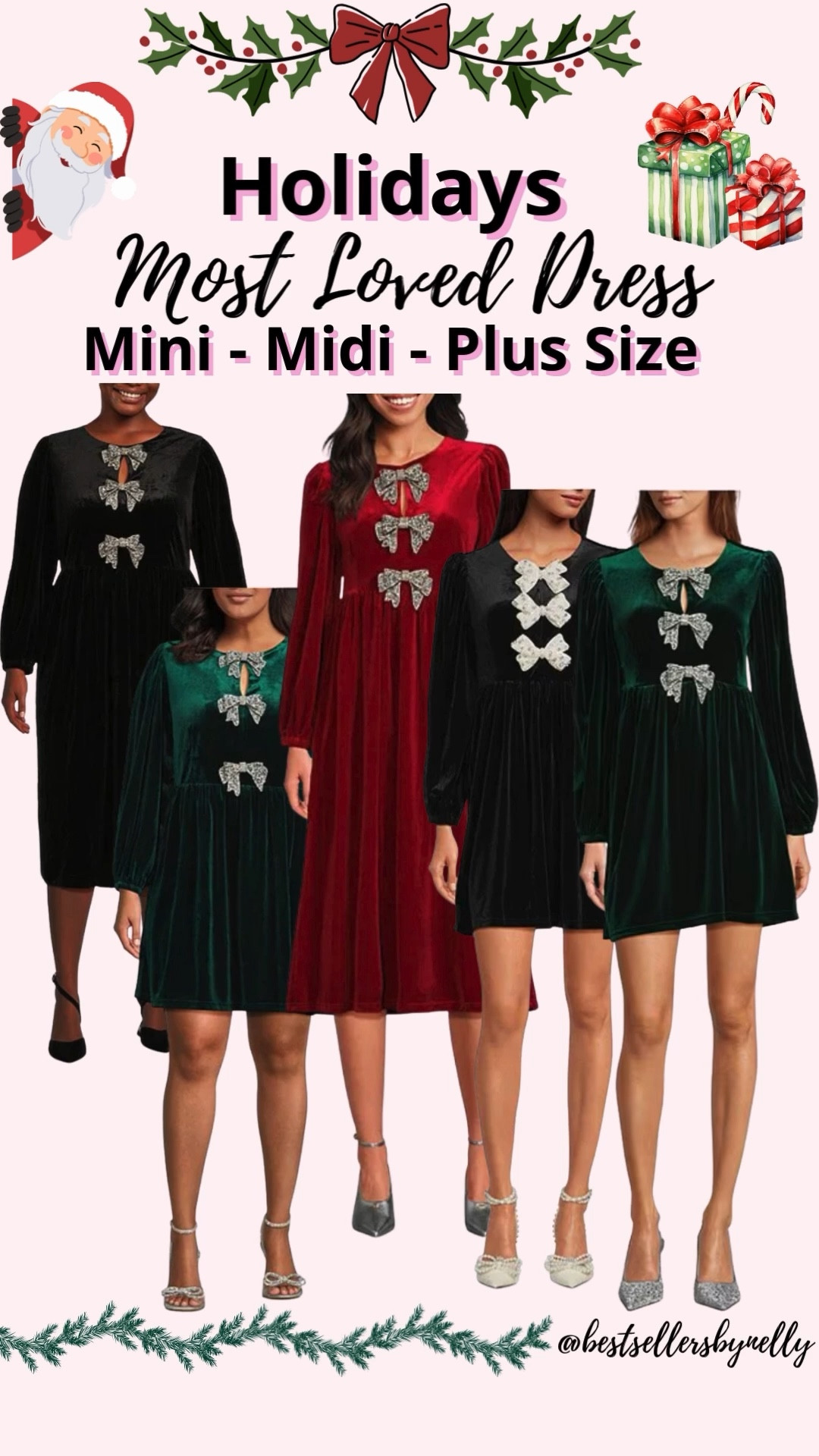 Velvet & festive✨ these top selling velvet holiday dresses (on my LTK) are trending and  giving classic Christmas chic! ❤️🎄 

Thought to share the mini, midi and plus size versions 😍😍👏👏👏 ✨

👉 Shop your favorite before sizes go fast!


holiday velvet dress
christmas outfit
red plaid dress
Plus size holiday dresses
holiday outfits 2025
christmas fashion
winter party dress
check dress outfit
holiday outfit inspo
winter dress
holiday outfit ideas
holiday family photo outfit
cozy plaid dress
holiday look
festive plaid fashion
holiday style finds
red dresses 
holiday plus size dress
holiday party outfit
holiday plaid trend
christmas outfit inspo
holiday dress amazon
Dillards holiday finds
Velvet christmas look

#LTKPlusSize #LTKMidsize #LTKPetite