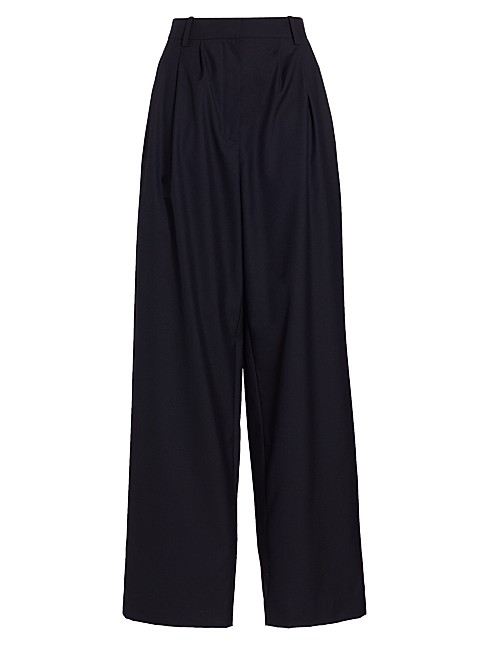 The Row Bufus Draped Pants | Saks Fifth Avenue