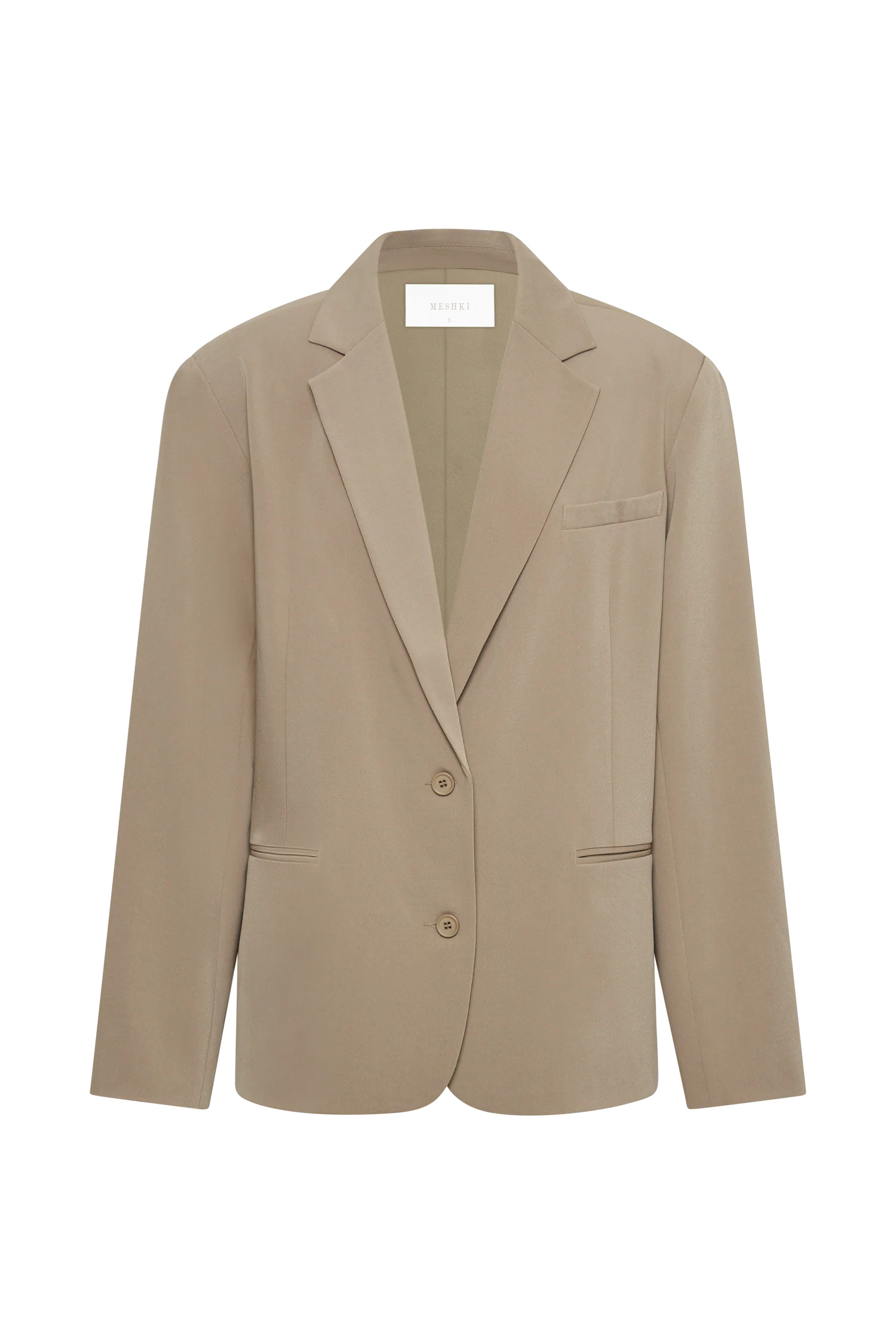 Simone Oversized Blazer - Olive | MESHKI US