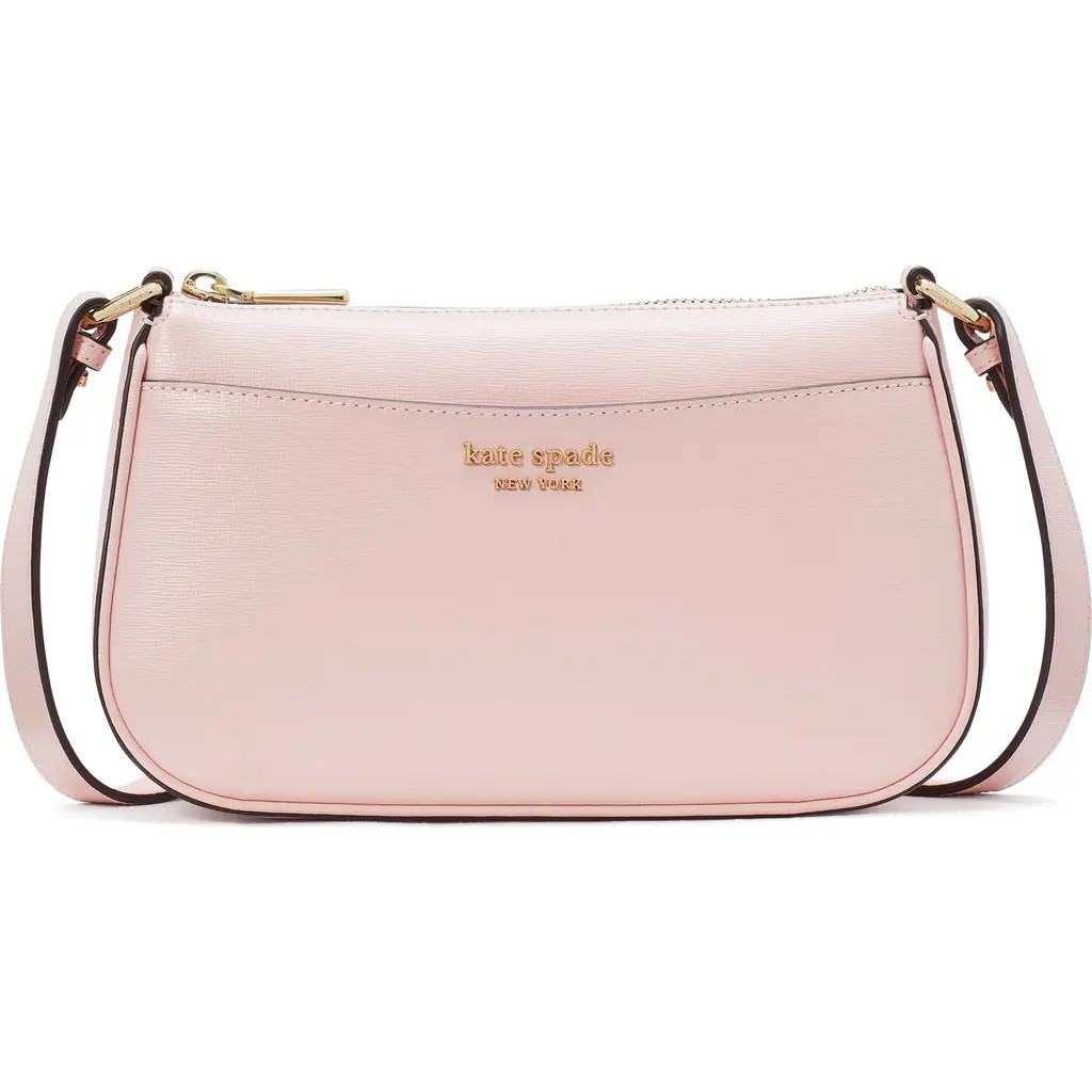 Kate Spade New York small bleecker saffiano leather crossbody bag in Crepe Pink at Nordstrom Rack | Nordstrom Rack
