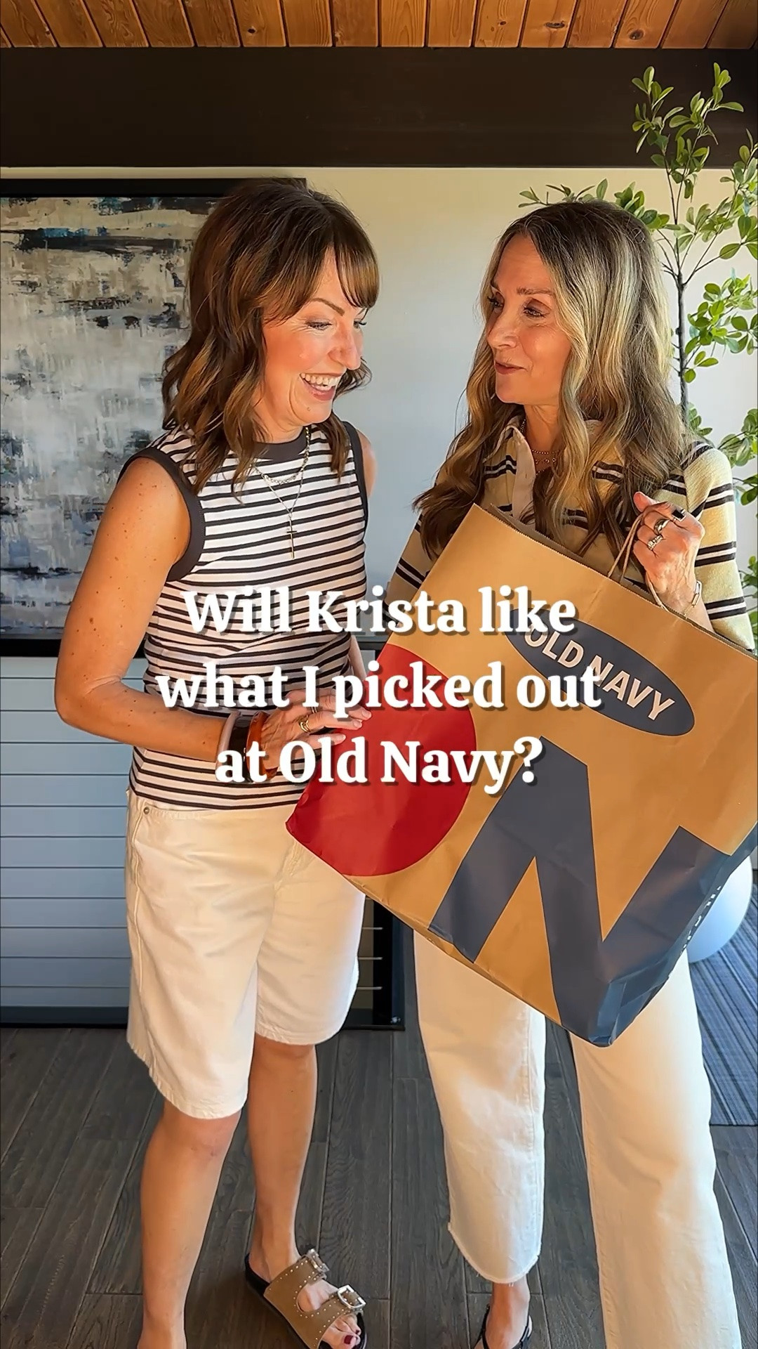 Scored at @oldnavy and it’s all Krista approved!🙌🏼 Everything’s 40% off with some things up to 60% on flash sale!

We’re both 5’6” and wear size small in dresses & tops and 26/27 in jeans/shorts.

#LTKOver40 #LTKSaleAlert #LTKootd