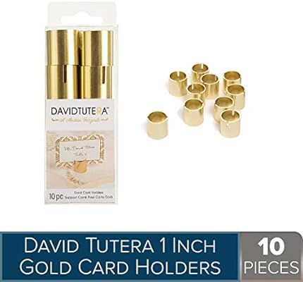 Darice Gold Num David Tutera 1 Inch Place, Set of 10 –Metal Weddings and Special Events, Easy t... | Amazon (US)