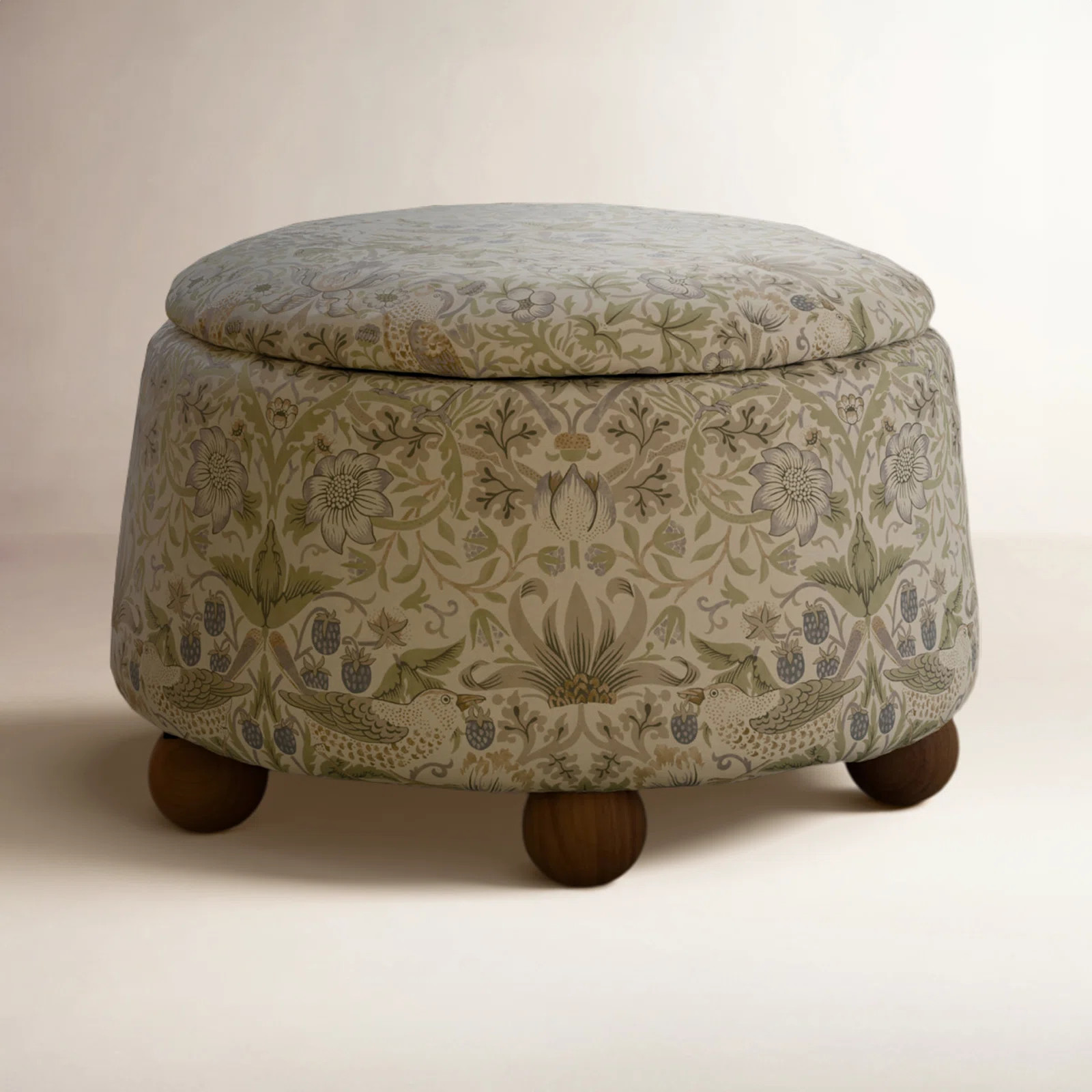 Namesake Morris & Co. x Namesake Tuffet Storage Ottoman | Birch Lane | Birch Lane
