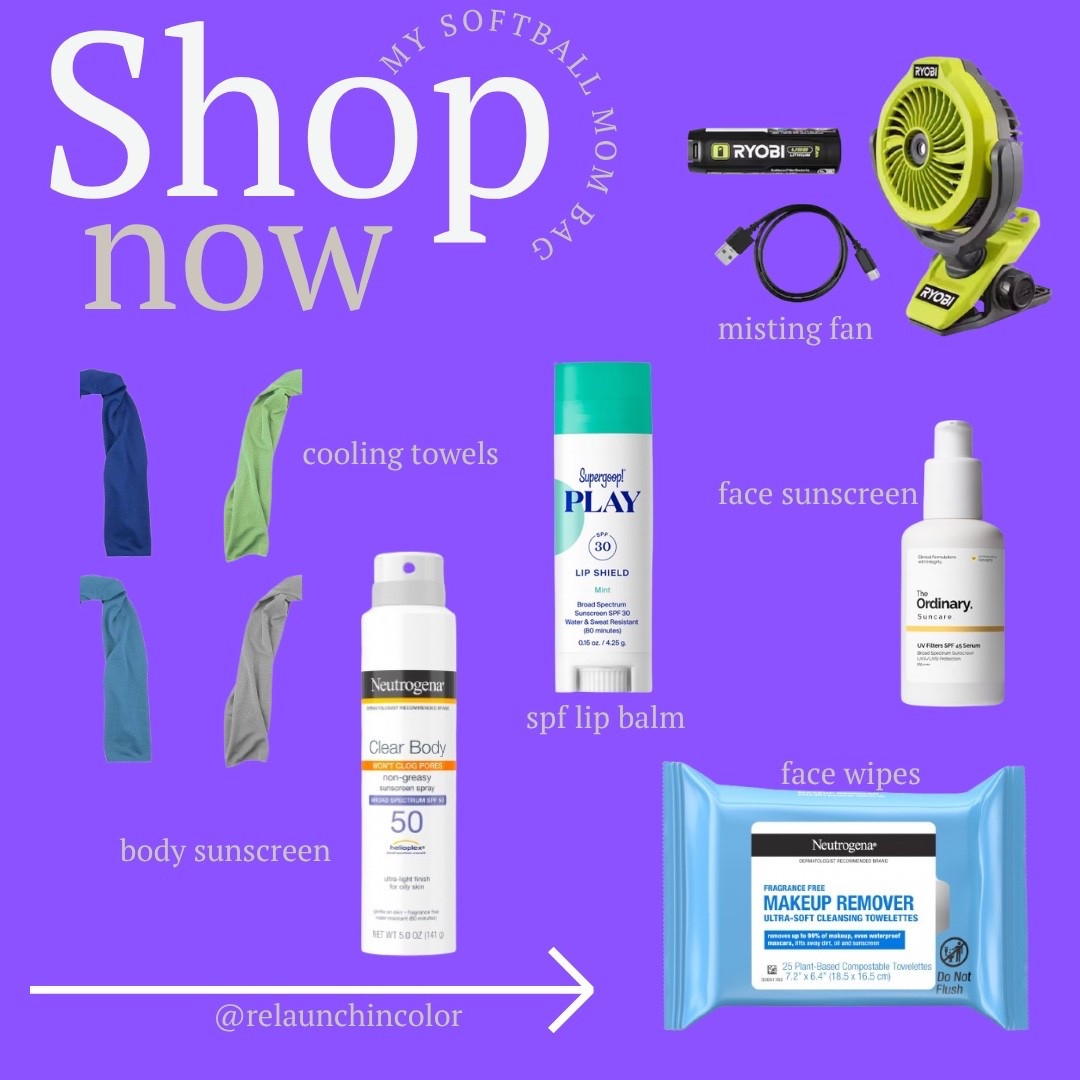 Softball mom here 🙋🏾‍♀️These are some must haves for my bag for me and my softball girly when we’re at the softball fields! #CleatsandConfidence #relaunchincolor

#LTKSeasonal #LTKFindsUnder50 #LTKActive