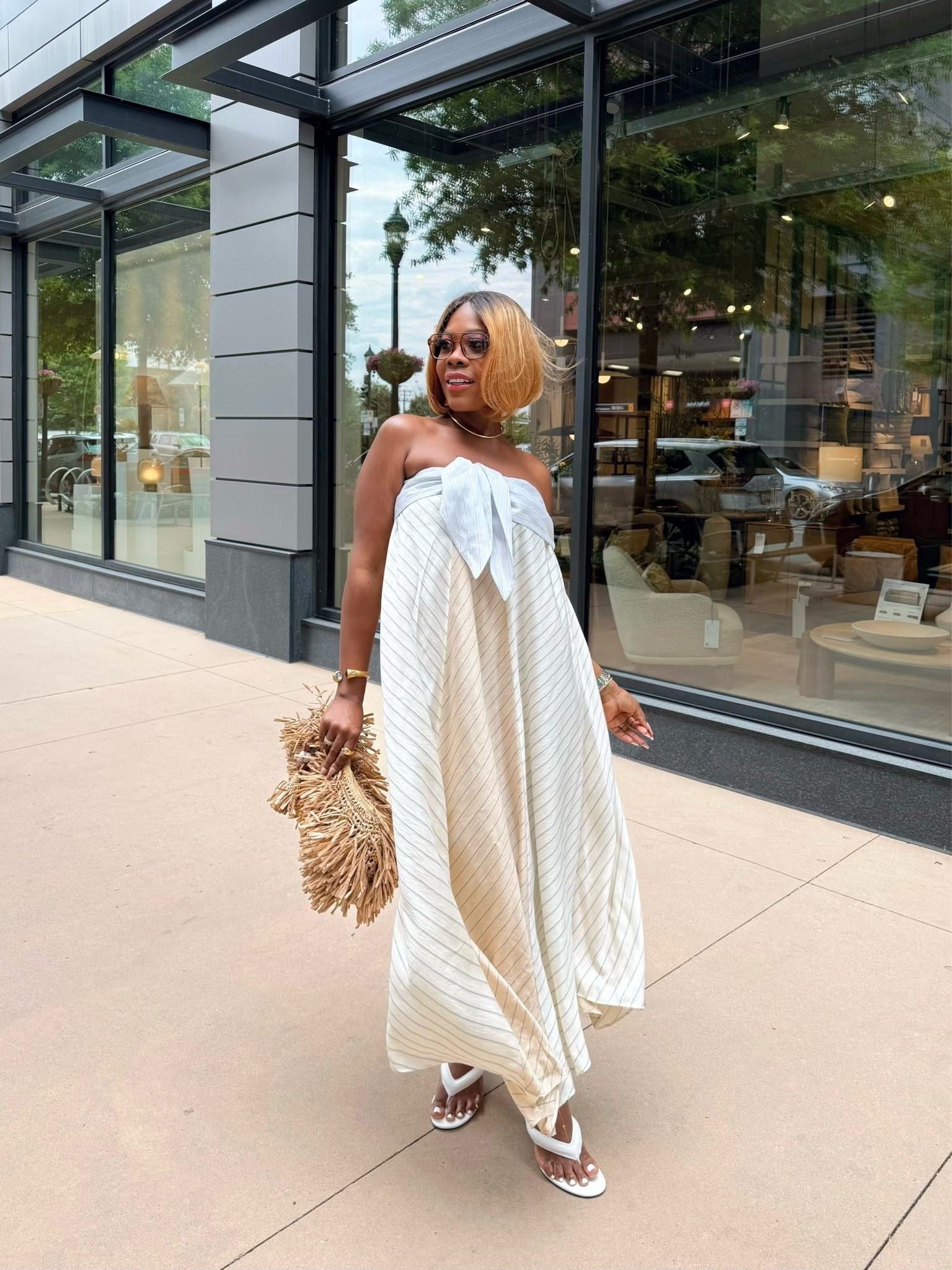 This strapless shirt maxi dress is so chic ! I’m obsessed with it ￼

#LTKSeasonal #LTKootd #LTKMidsize