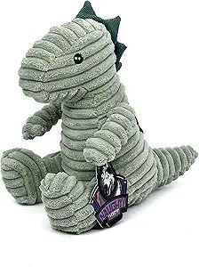 MORELIFE Naughty Dogs Dino Plush Squeaky Toy, Green | Amazon (US)