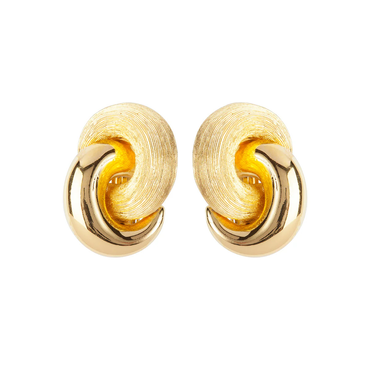 1980s Vintage Christian Dior Love Knot Clip-On Earrings | Susan Caplan