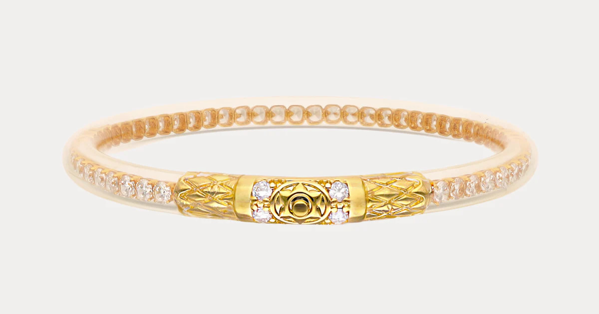 Queen All Weather Bangle® (AWB®) - Clear Crystal | BuDhaGirl