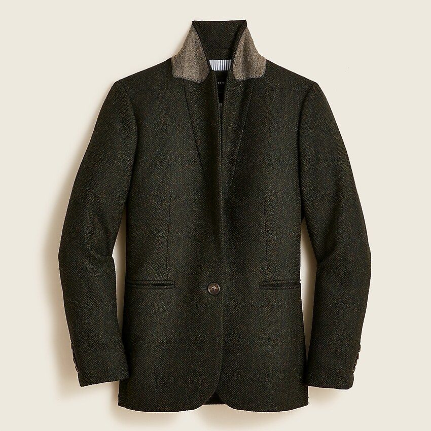 Parke blazer in pine English wool herringbone | J.Crew US