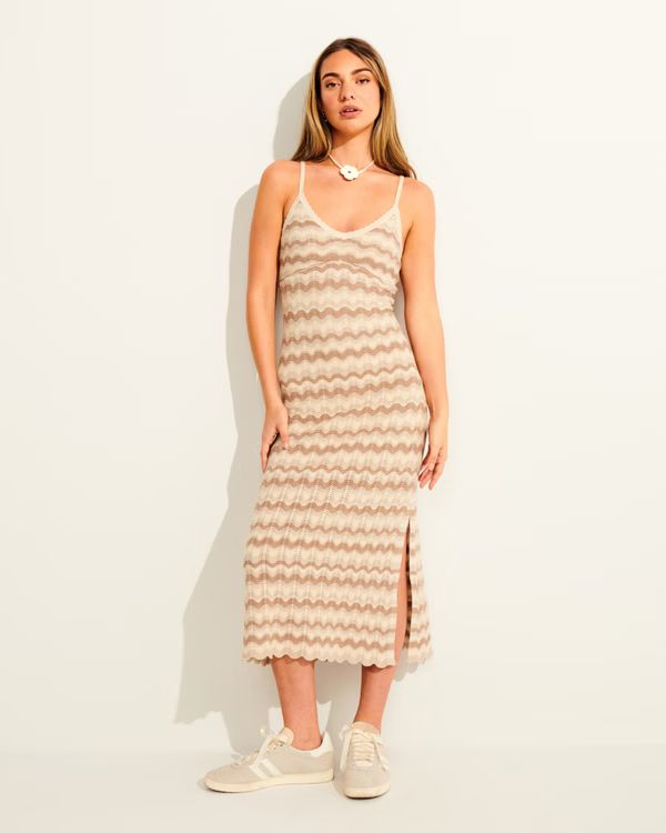 Women's Crochet-Style Mini Dress | Women's Dresses & Rompers | HollisterCo.com | Hollister (US)