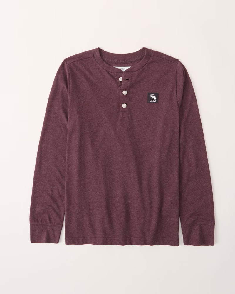 boys long-sleeve icon henley | boys new arrivals | Abercrombie.com | Abercrombie & Fitch (US)
