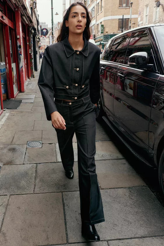 STRAIGHT TROUSERS WITH DART | Zara UK