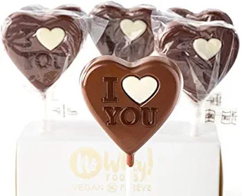 Plant Based, Dairy Free, Nut Free, Gluten Free | Valentines Day Lollipop Collection (3 Lollipops)... | Amazon (US)