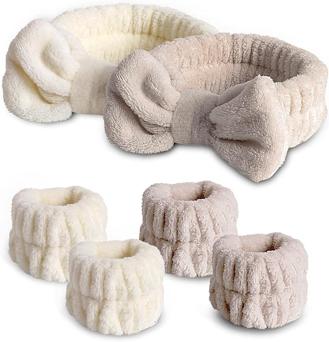 WSYUB Face Wash Headband and Wristband Set for Skincare | Amazon (US)