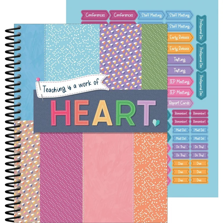 Carson Dellosa Crafty and Cool Teacher Planner (128 pages, 116 stickers) | Walmart (US)