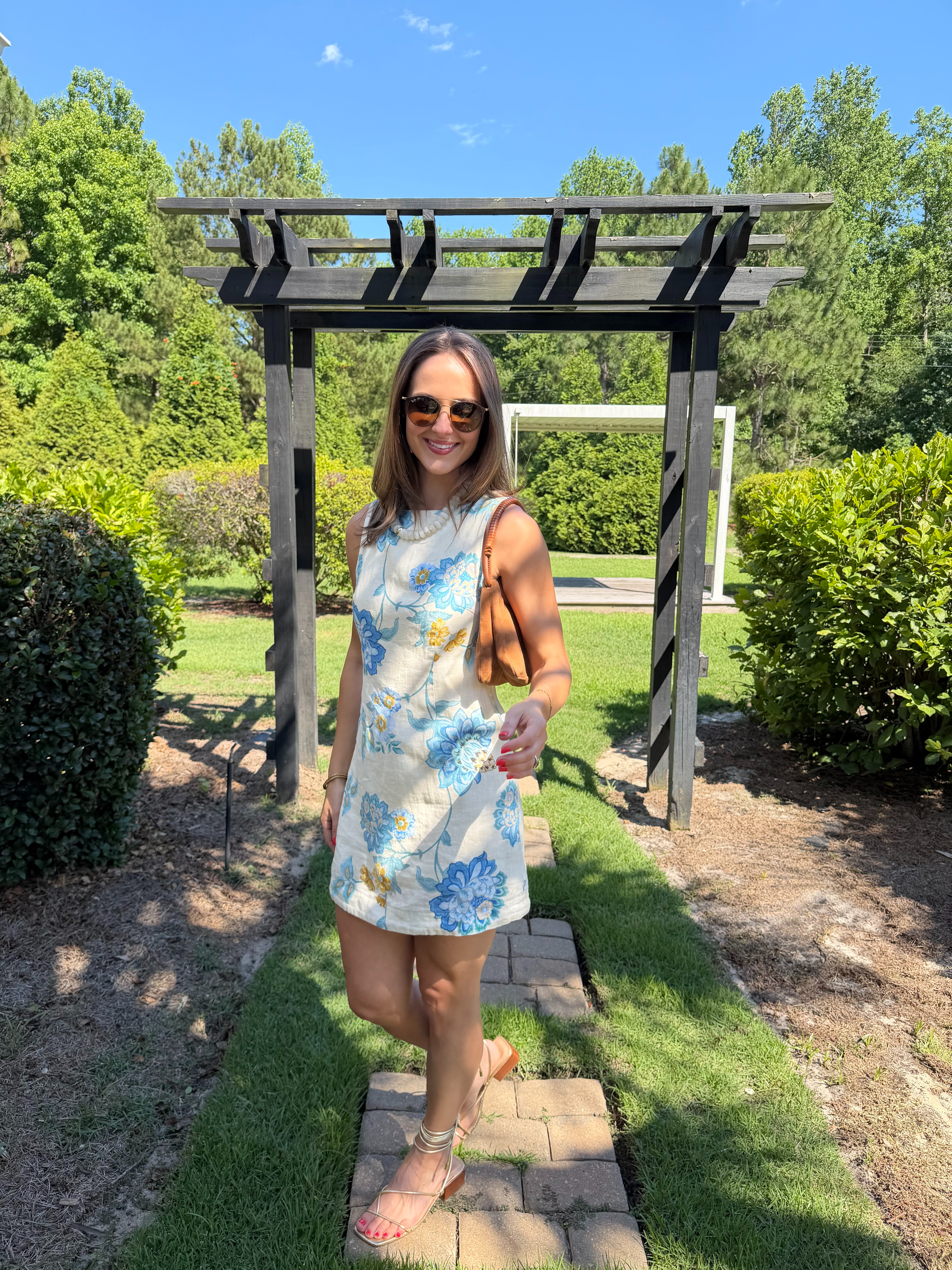 Summer OTTD | Linen dress from Rent the Runway - use my code for 60% off first month *RTRxRMCKENZIE
