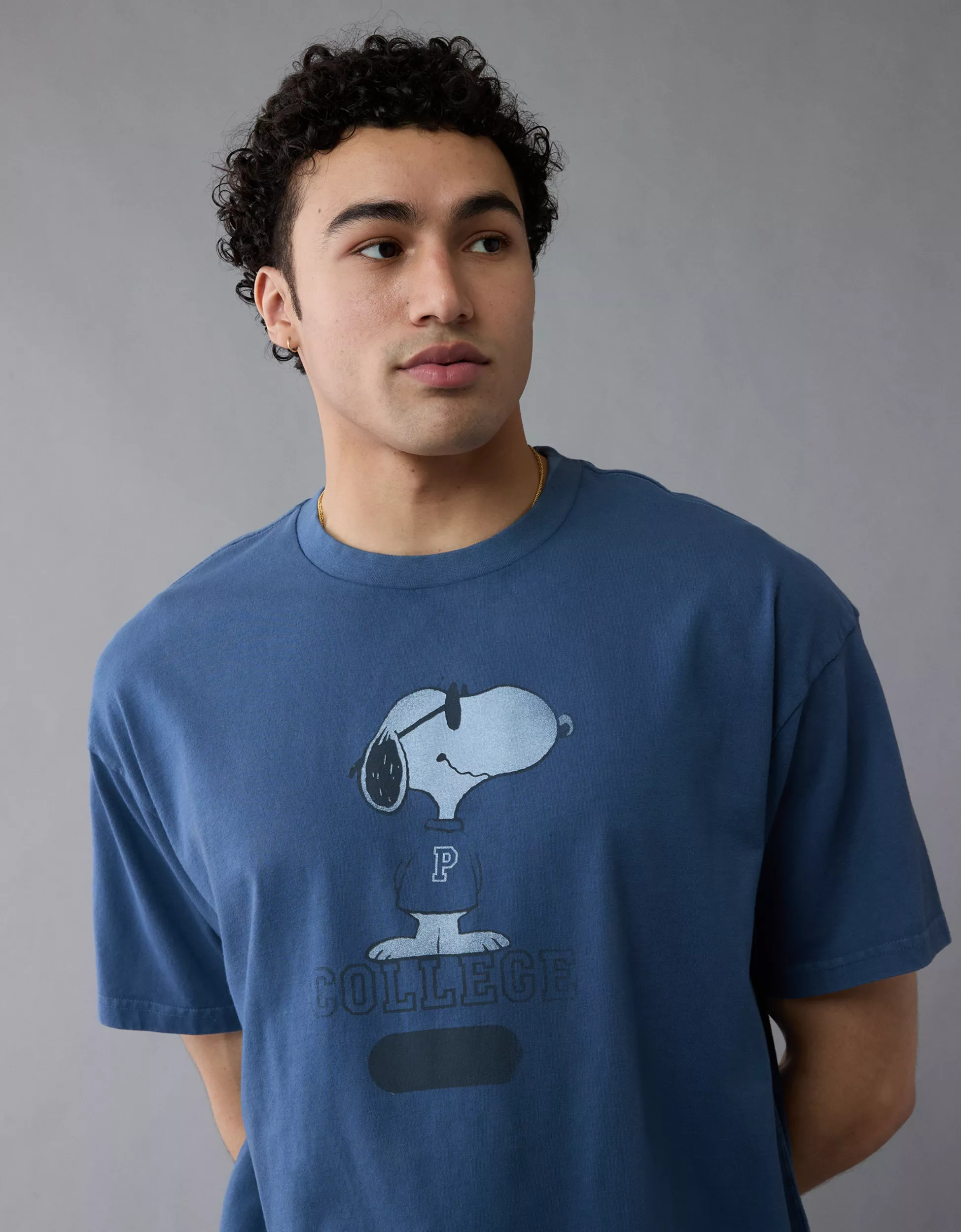 AE Boxy Snoopy Graphic T-Shirt | American Eagle Outfitters (US & CA)