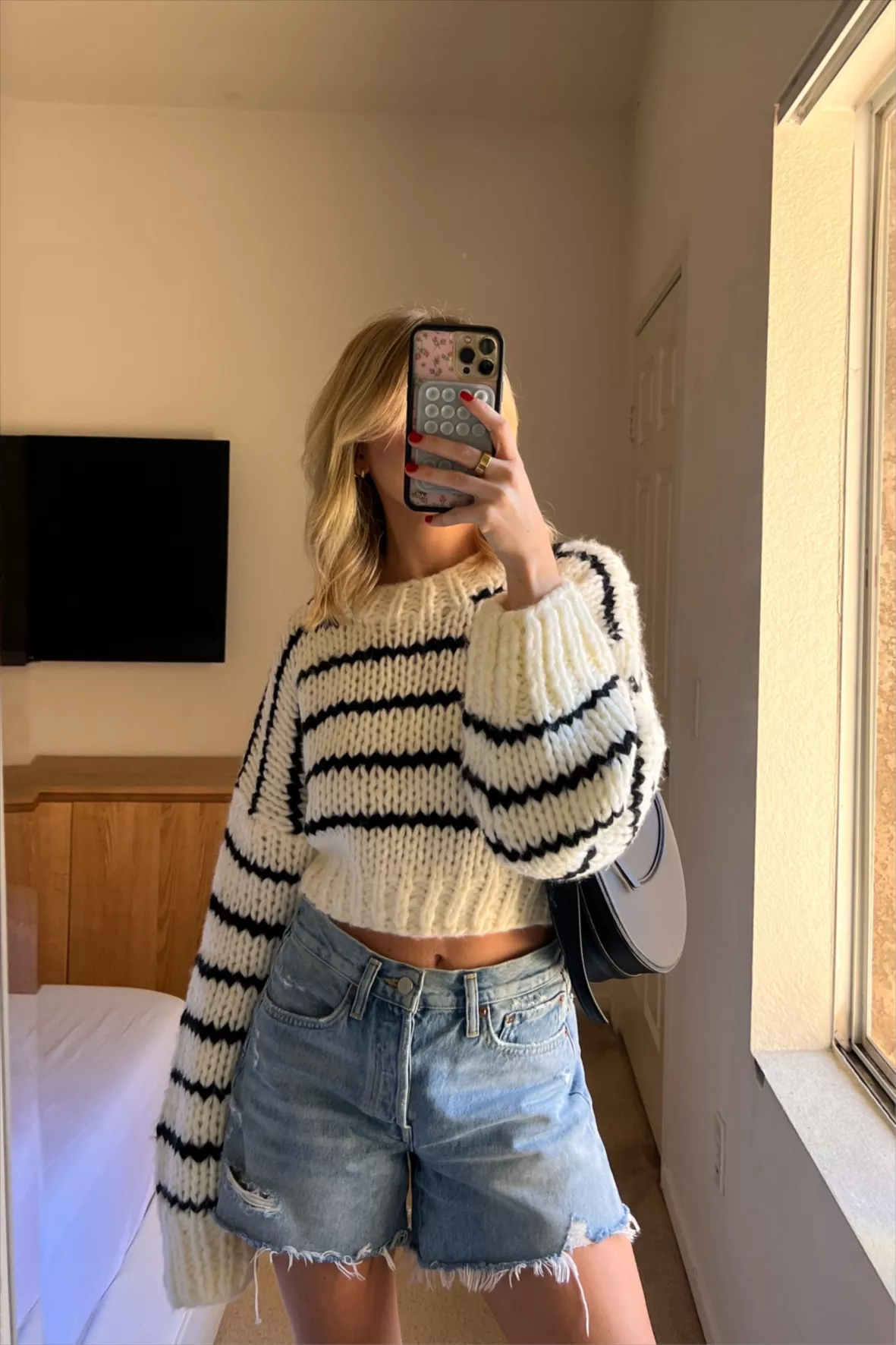 Belmont White Striped Sweater curated on LTK