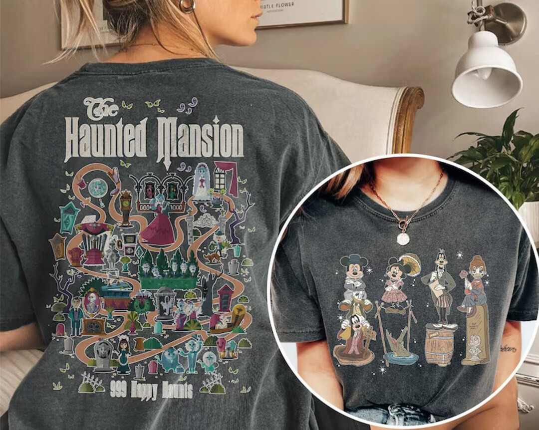 Vintage the Haunted Mansion Shirt, Stretching Room, the Haunted Mansion 1969 Shirt, Disneyland Ha... | Etsy (US)