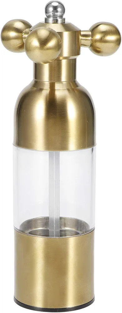 Pepper Grinder Salt Shaker, Kitchen Stainless Steel Salt Pepper Grinders Hand-Made Adjustable Sea... | Amazon (US)