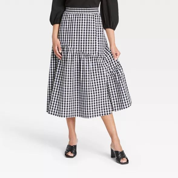 Women's Ruffle Midi Skirt - Who What Wear™ | Target