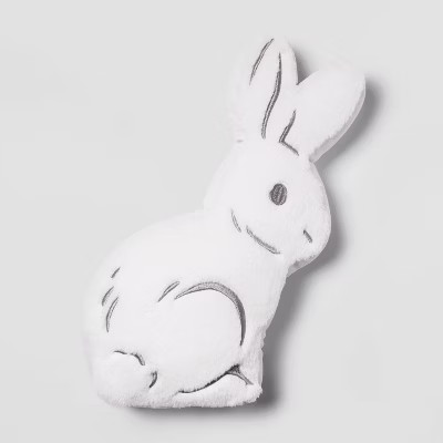 Bunny Shaped Pillow White - Spritz™ | Target