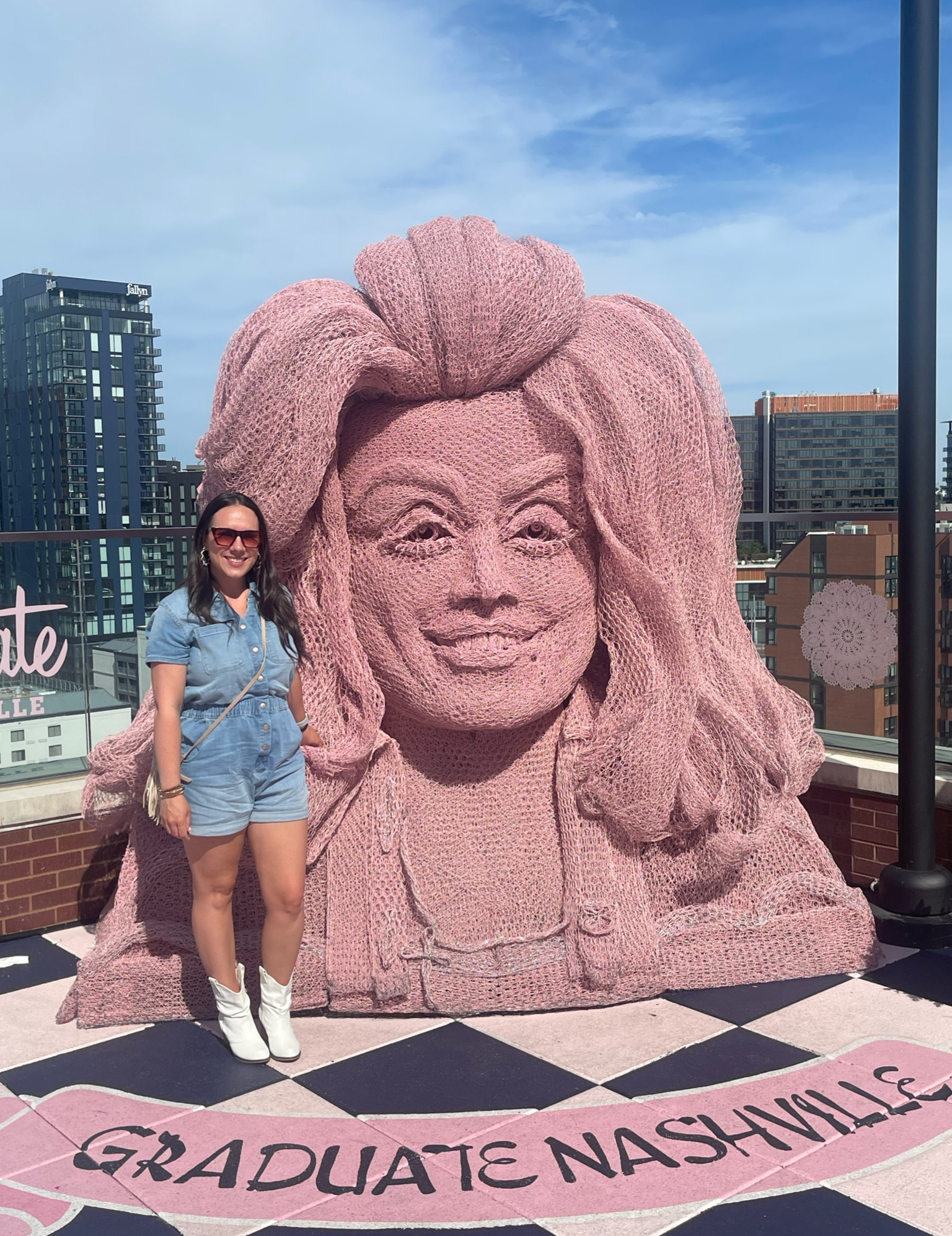 Nashville ootd. Denim jumpsuit. Boilersuit. Denim and cowboy boots. 

#LTKstyletip #LTKtravel #LTKunder50