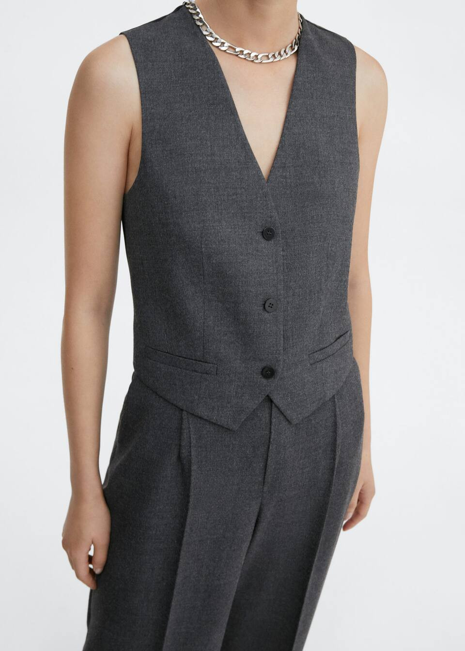 Structured suit vest | MANGO (US)