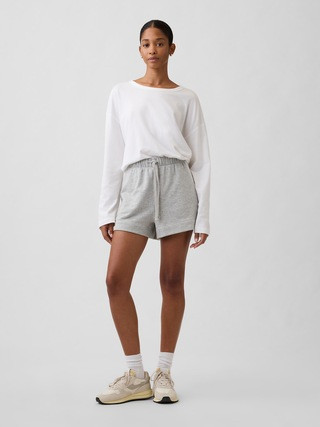 Relaxed Stripe French Terry Shorts | Gap Factory