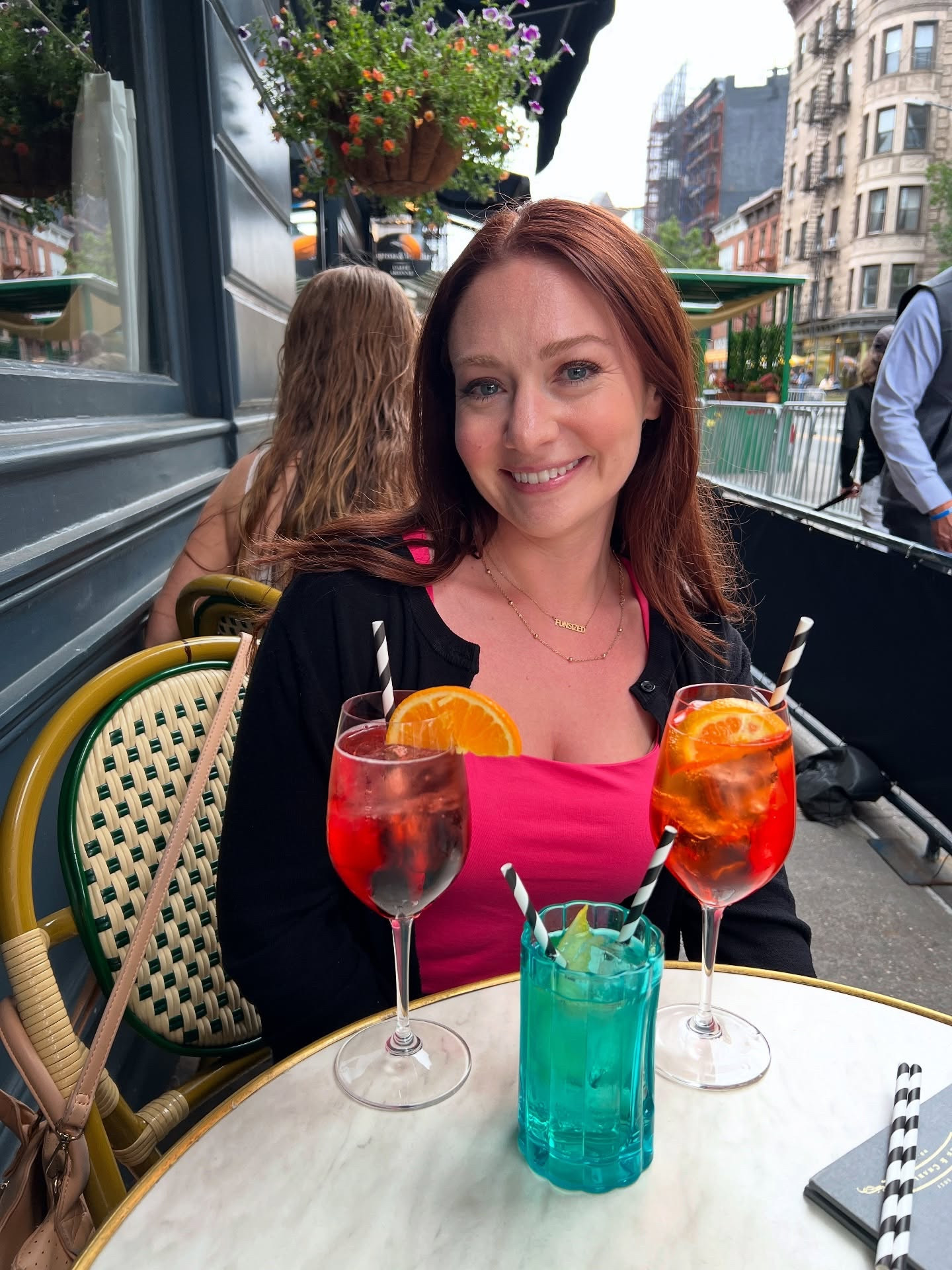 hot child in the city ❤️‍🔥
@jackandcharlies118’ sunset menu is the best way to cool off from those hot summer days especially with their spritz flight! ✨

#nychappyhour

#LTKPetite #LTKSaleAlert #LTKFindsUnder50