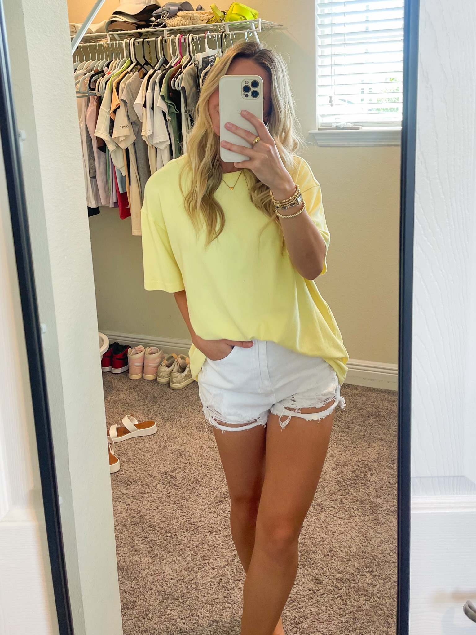 The COMFIEST oversized summer t shirt!! I wear this as a swim coverup too if I have somewhere to go! 