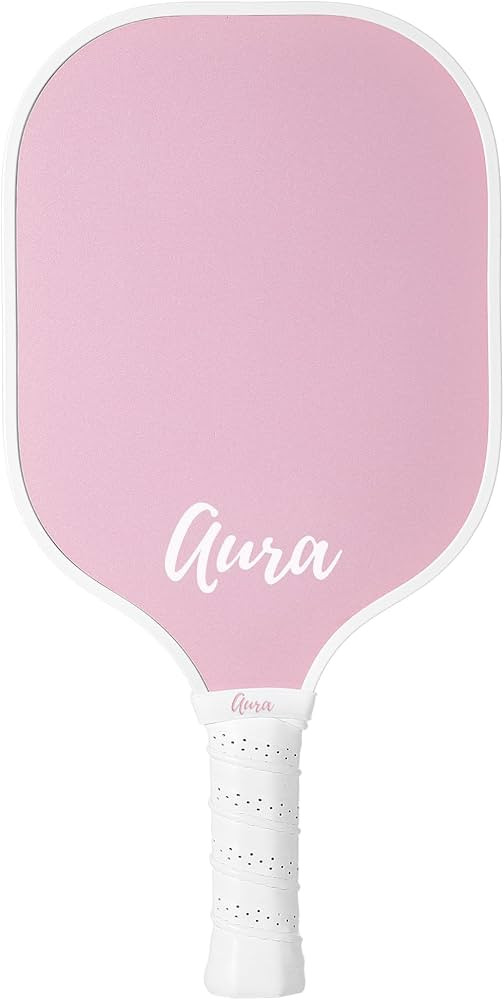 Cute Pink Pickleball Paddle | Fiberglass Surface Pickleball Racket with Comfort Cushion Grip Sing... | Amazon (US)
