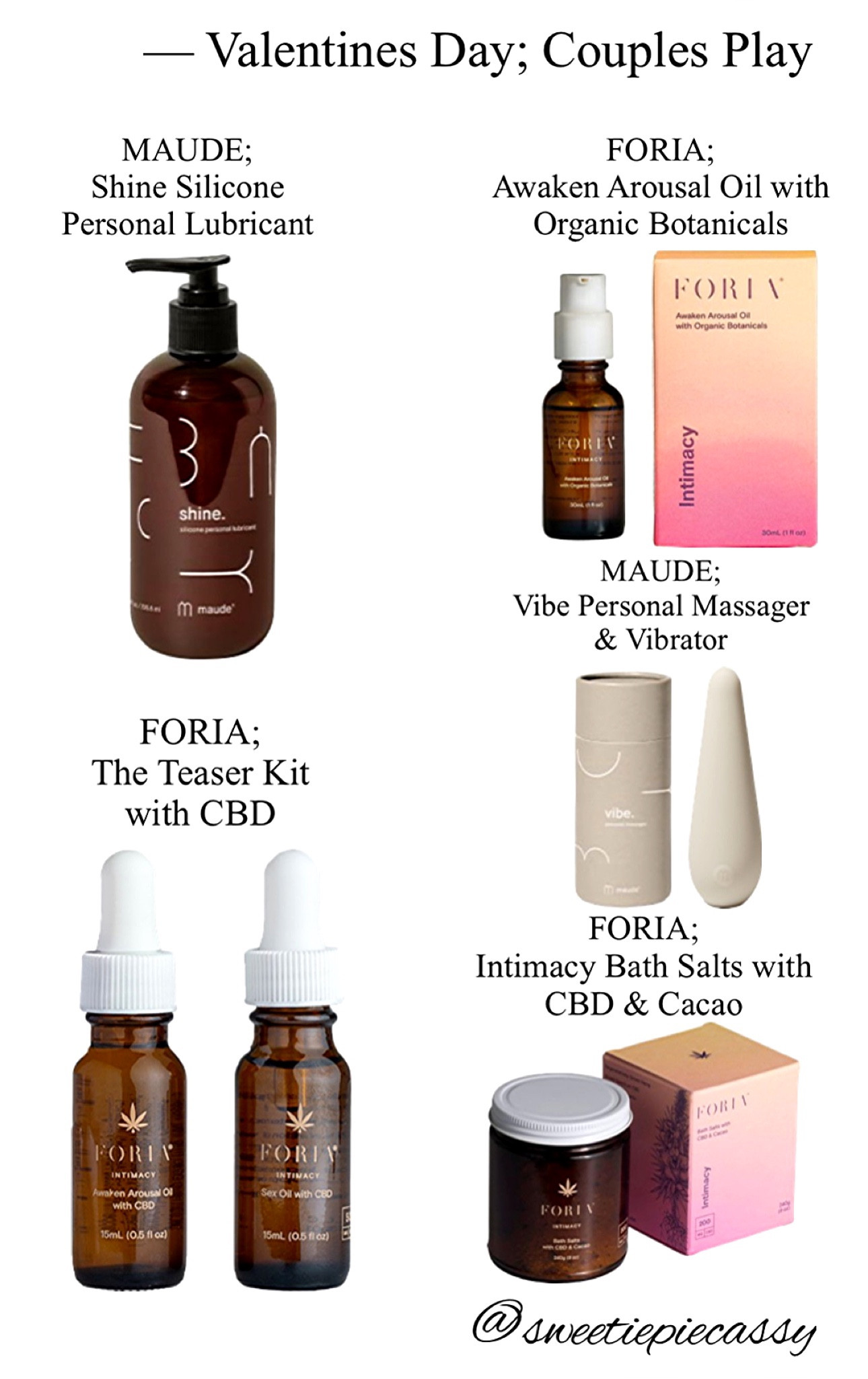 𝐕𝐀𝐋𝐄𝐍𝐓𝐈𝐍𝐄𝐒 𝐃𝐀𝐘; 𝐂𝐎𝐔𝐏𝐋𝐄𝐒 𝐏𝐋𝐀𝐘

𝑺𝒐𝒎𝒆 𝒇𝒖𝒏 𝒕𝒊𝒎𝒆 𝒇𝒐𝒓 𝒚𝒐𝒖 & 𝒚𝒐𝒖𝒓 𝒑𝒂𝒓𝒕𝒏𝒆𝒓… 𝒐𝒓 𝒋𝒖𝒔𝒕 𝒇𝒐𝒓 𝒚𝒐𝒖𝒓𝒔𝒆𝒍𝒇! 𝑾𝒆 𝒂𝒍𝒍 𝒅𝒆𝒔𝒆𝒓𝒗𝒆 𝒔𝒆𝒍𝒇 𝒍𝒐𝒗𝒆 𝒐𝒏 𝑽𝒂𝒍𝒆𝒏𝒕𝒊𝒏𝒆𝒔 𝑫𝒂𝒚!💫 #LTKIt

𝐒𝐡𝐨𝐩 𝐚𝐥𝐥 𝐭𝐡𝐞𝐬𝐞 𝐥𝐨𝐨𝐤𝐬 𝐰𝐢𝐭𝐡 𝐦𝐲 𝐋𝐈𝐊𝐄𝐭𝐨𝐊𝐍𝐎𝐖.𝐢𝐭 𝐚𝐩𝐩 ✨ 

#nordstrom #foria #newcollection #valentinesday #selfloveclub #selflove #womensupportingwomen #ootd #affordablefashion #boutiquestyle #boutiquefashion #shoppingonline #personalshopping #shopthelook #beautytips 

#LTKxNSale #LTKbeauty #LTKunder100