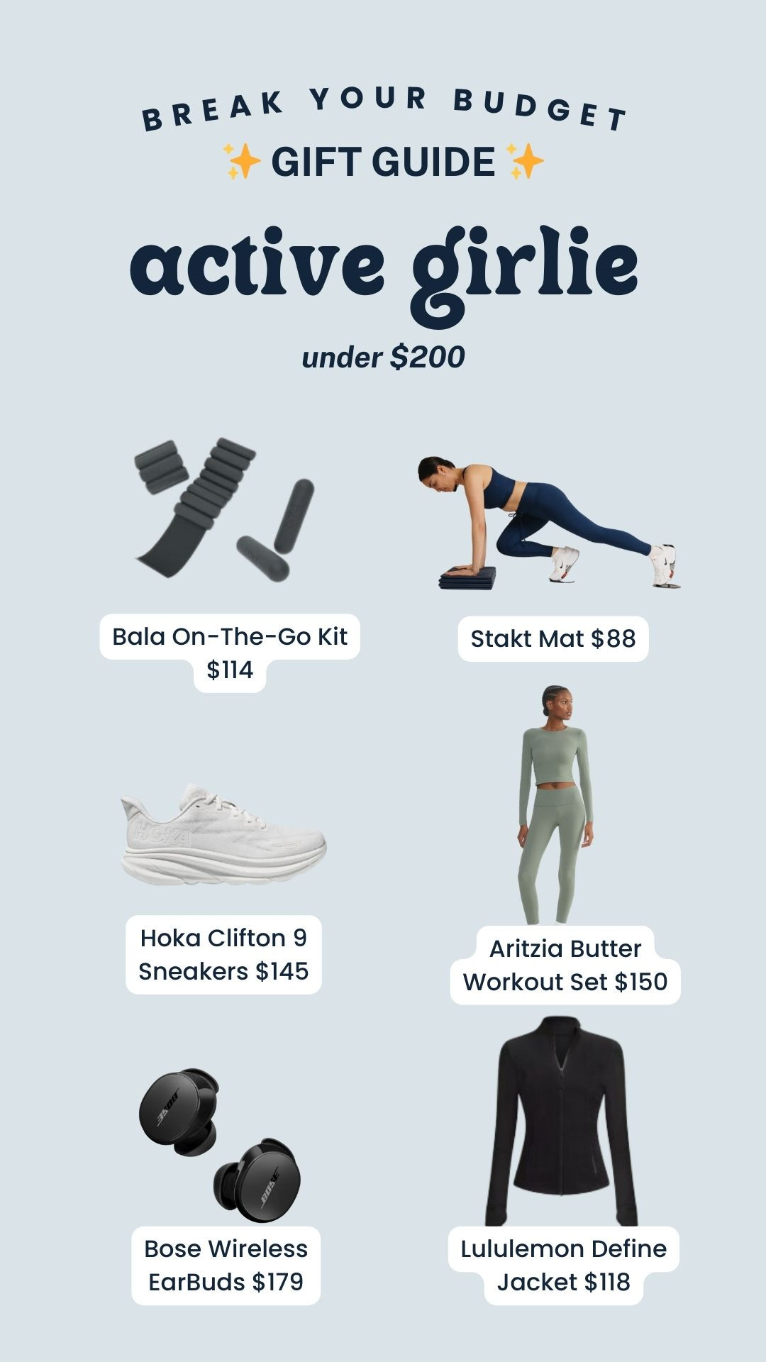 Gift Guides Under $200: Active Favorites 

 

#LTKGiftGuide #LTKHoliday #LTKSeasonal