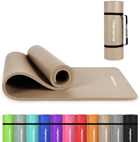 Yoga Mat Premium Non Slip Thick – Extra Comfortable Exercise Mat for Home Workouts, Pilates, St... | Amazon (US)