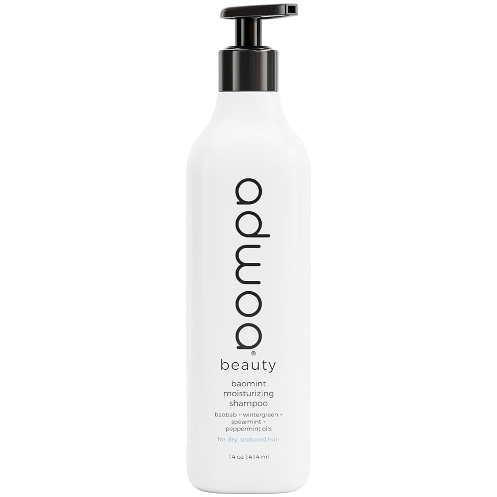 adwoa beauty Baomint™ Moisturizing Shampoo for Dry, Textured Hair – Sulfate-Free Cleanser wit... | Amazon (US)