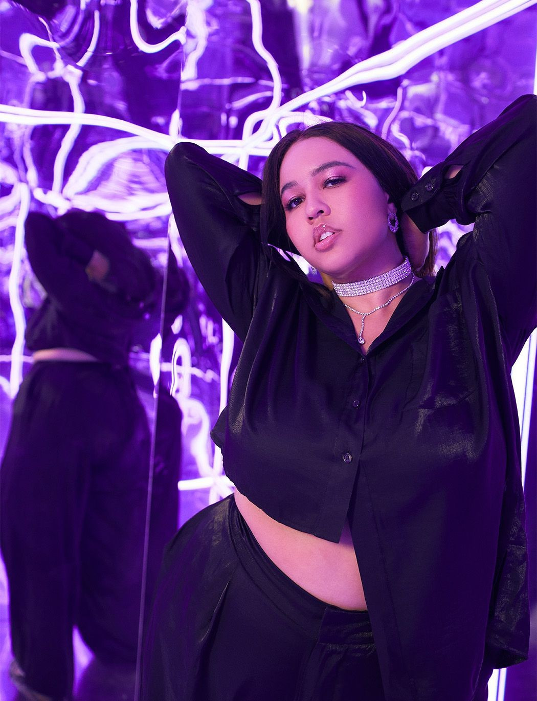 Asymmetric Button Down Top | Eloquii