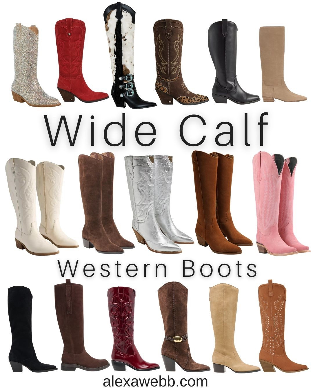 Wide Calf Boots for Fall 2025 – Western Boots - Alexa Webb #plussize

#LTKShoeCrush #LTKPlusSize #LTKMidsize