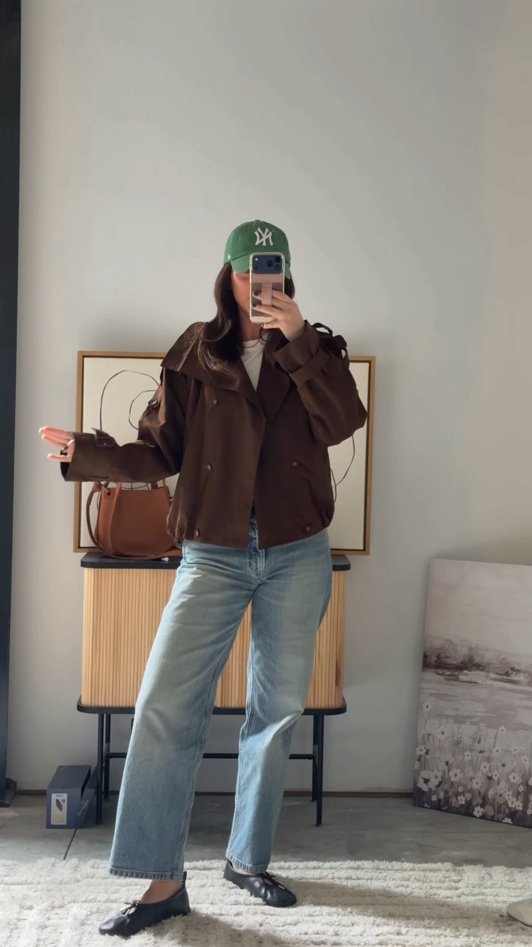 I’m wearing the small jacket. These jeans are more expensive, but they are very nice quality. The @Alohas ballet flats fit true to size

#LTKootd #LTKSeasonal #LTKOver40