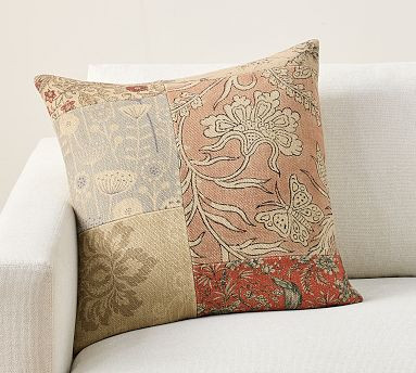 Robin Pieced Patchwork Pillow | Pottery Barn (US)
