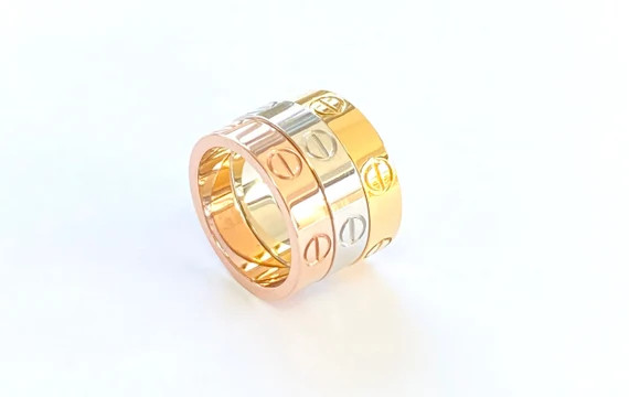 Love Screw Ring - Exceptional Quality - Non Tarnish Guaranteed | Etsy (US)