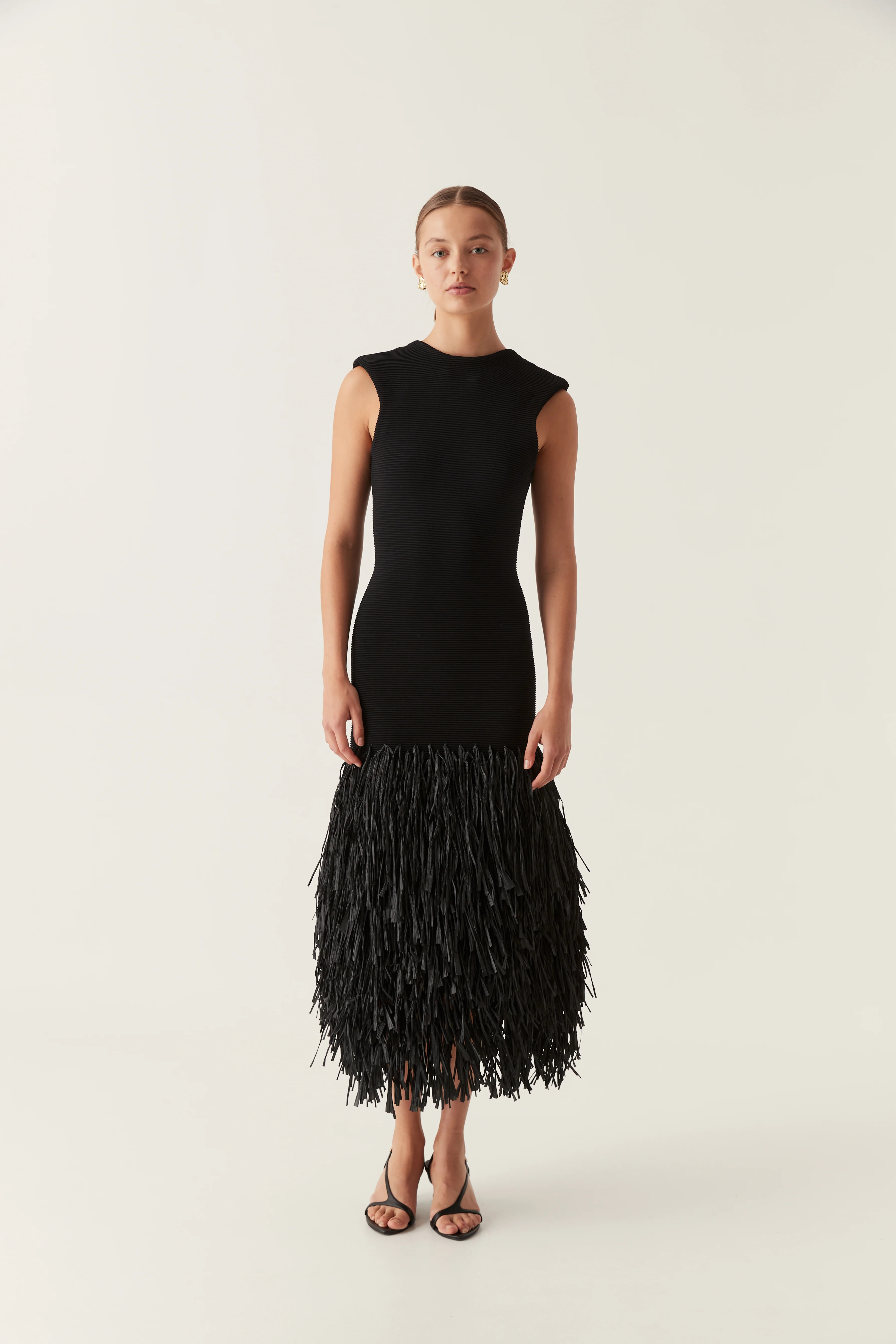Rushes Knit Midi Dress | aje. (US, UK, Europe, ROW)